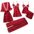 Sexy Women's Robe Grown Sets Lace Bathrobe