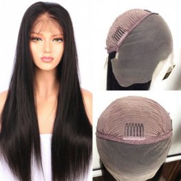 Transparent lace 13*4 lace front wig straight 150% density